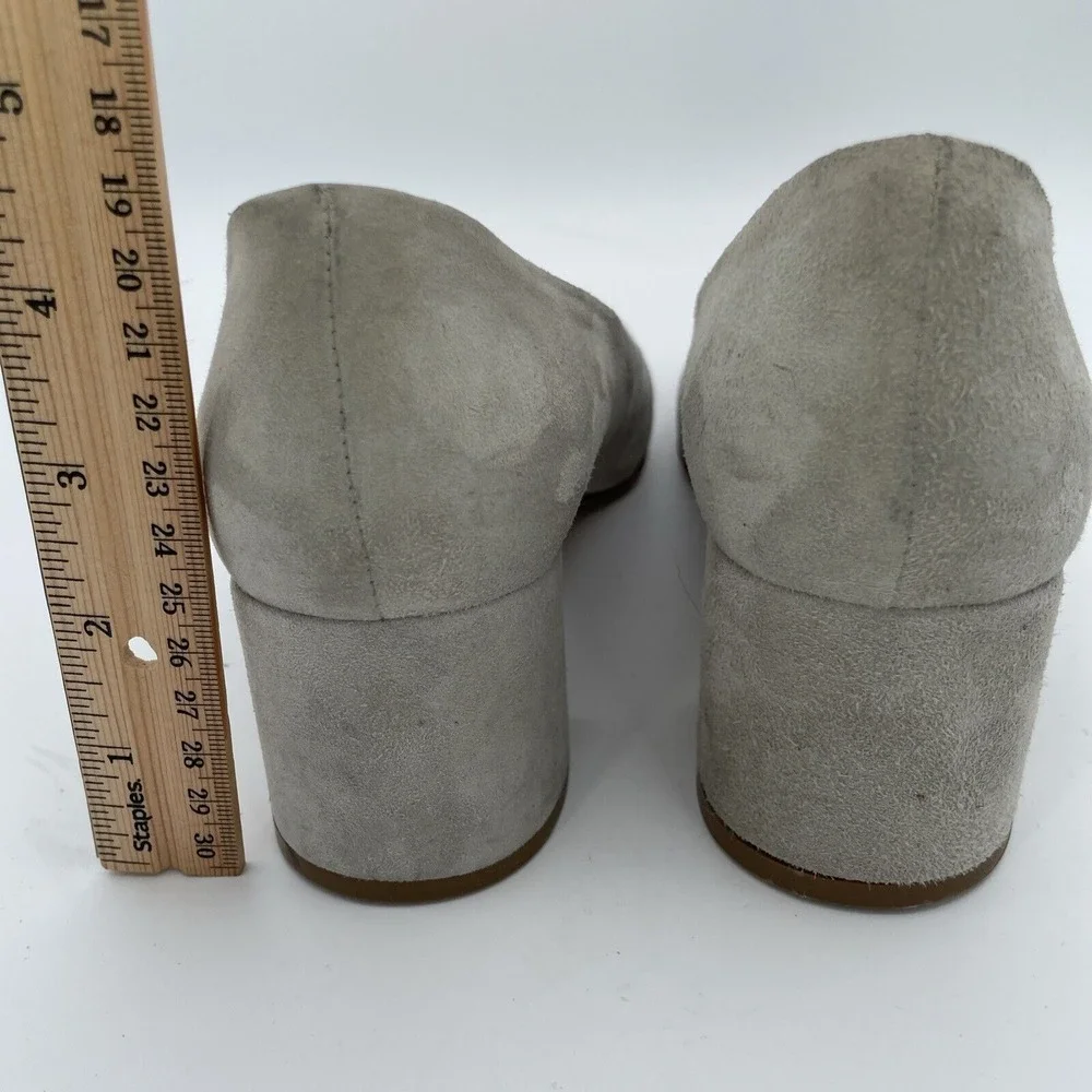 Cordani Size EU 37 US 6.5 -7 Handmade Italy Corda‎ Suede Leather Gray Pump Shoes